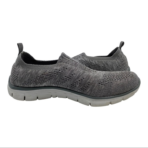 Skechers Air-Cooled Memory Foam Grey Sneakers Women’s Size 7 - Picture 6 of 10